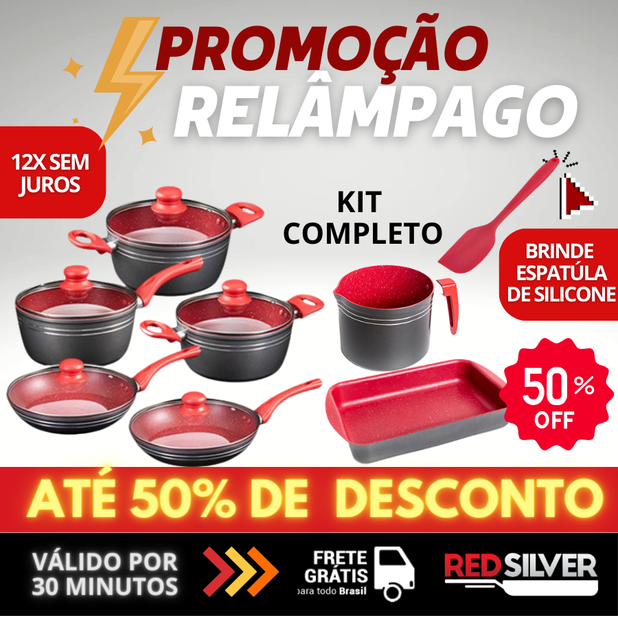 Promoção de Natal Redsilver: Panelas de Alta Qualidade com Descontos Especiais